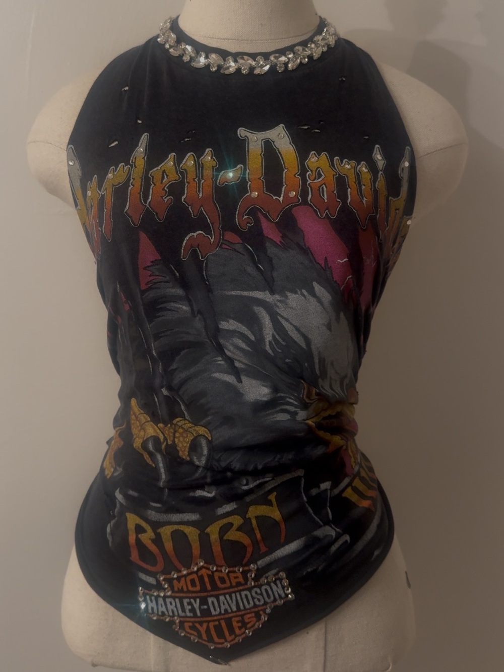Harley-Davidson Black Halter Graphic T